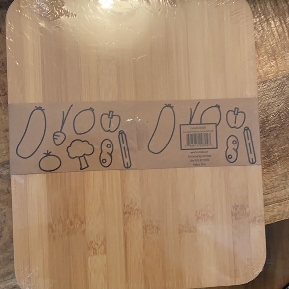 NWT Core bamboo serve set tongs cutting board - Picture 2 of 3